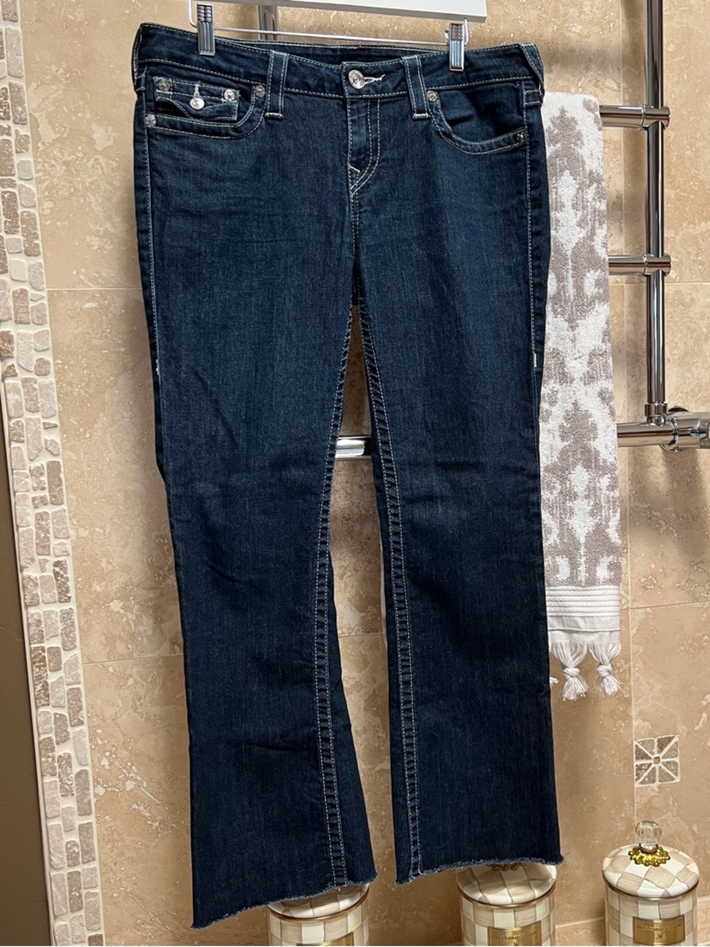 True Religion Women’s Dark Blue Denim Jeans - Sz 31